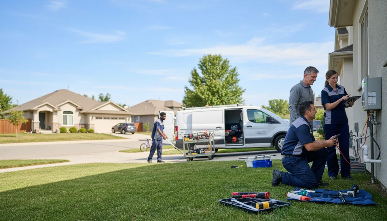 Tankless water heater service in Jamestown, PA